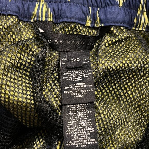 MARC BY MARC JACOBS Two Tone Graphic Trunk Swim Shorts S Blue Green - Picture 4 of 5